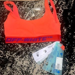 Brand NEW OFF-WHITE Logo Print Woman’s Sports Bra